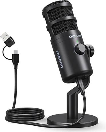 Микрофон Maono PD100U черный