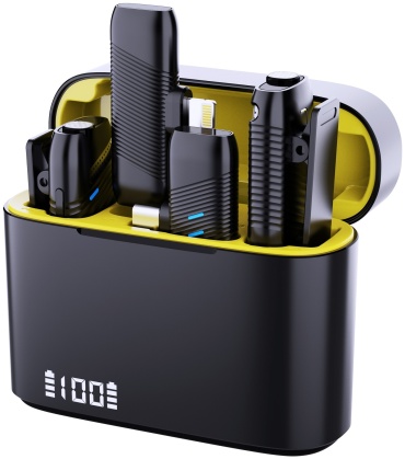 Микрофон HIPPO M31 Duo черный, желтый