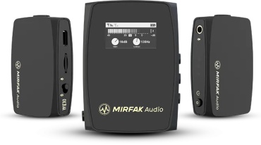 Микрофон Mirfak Audio WE10 Dual Channel Wireless черный