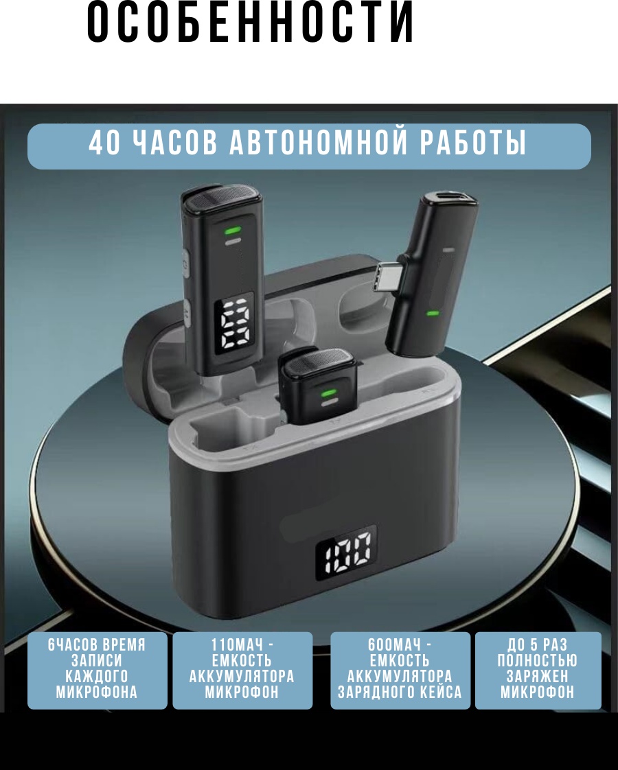 Микрофон K36 черный