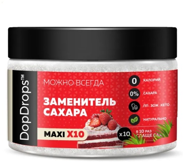 DopDrops сахарозаменитель Maxi Х10 200 г