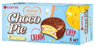 Печенье Lotte Choco Pie со вкусом сыра 168 г