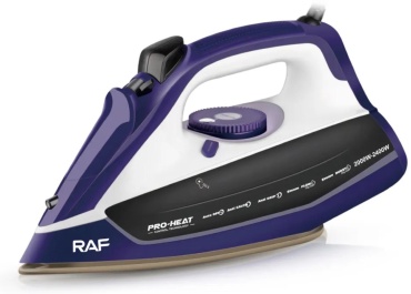 Утюг RAF R.1224P фиолетовый, белый, черный