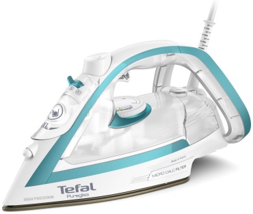 Утюг Tefal Puregliss FV8044E0 белый-бирюзовый