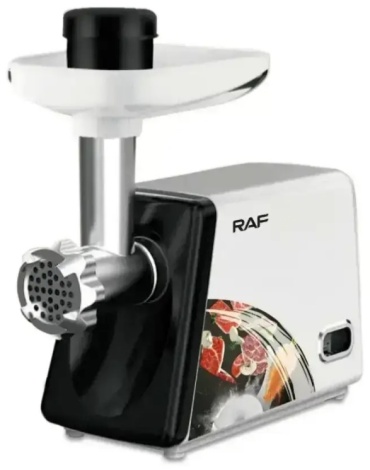 Мясорубка RAF R.3367 белый, черный