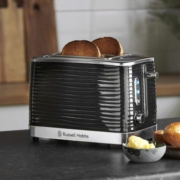 Тостер Russell Hobbs 24371-56 черный, серебристый