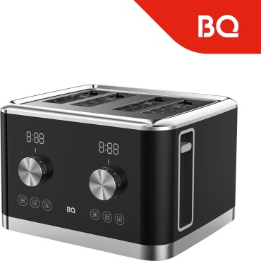 Тостер BQ T4000 черный, стальной
