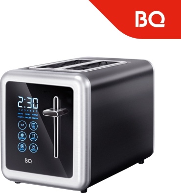 Тостер BQ T4002 черный, стальной