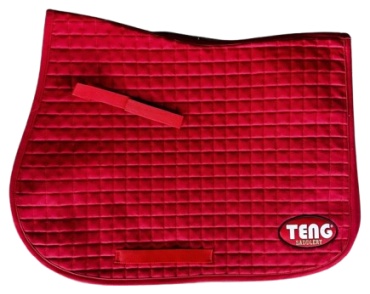 Вальтрап Для обычных лошадей Teng Saddlery красный 70 см