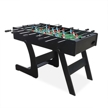 Игровой стол для футбола черный 4 фута