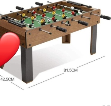 Игровой стол для футбола коричневый 4 фута