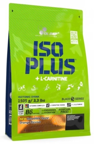 Olimp Nutrition изотоник ISO Plus + L-Carnitine Olimp Nutrition Лимон 1505г