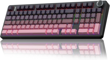 Клавиатура AULA F99 Pro Gradient Black-Pink розовый