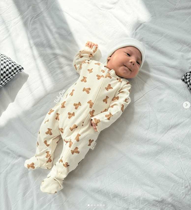 Слип BabyOne для новорожденных ткань лапша