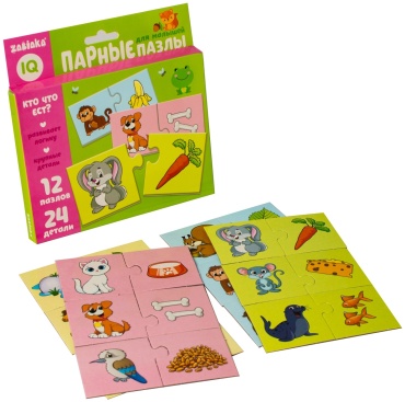 Пазл Puzzle Time Кто что ест? 3463154