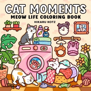 Раскраска Раскраска-Антистресс Котики и Кошки “Cat Moments”
