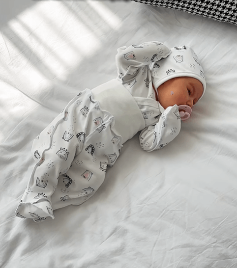 Фирменная коллекция BabyOne распашонка+ползунки+чепчик хлопок