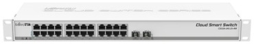 Коммутатор MikroTik CSS326-24G-2S+RM
