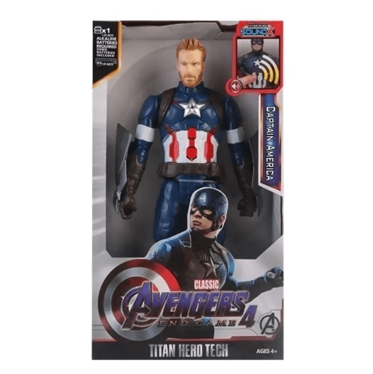 Игрушка для мальчика Фигурка Мстители Капитан Америка, Captain America, Classic Series 30 см