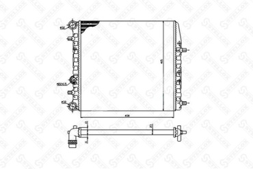 Stellox радиатор основной 10-26241-SX