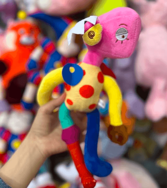 Похожие Цвет: красный, желтый, зеленый меланж, розовый Baby-mag Мягкая игрушка Зубл Цифровой цирк Zooble