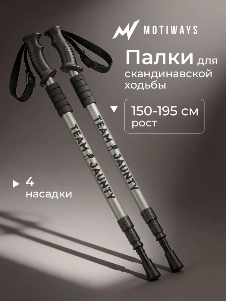Треккинговые палки MOTIWAYS Motiways 65-135 см