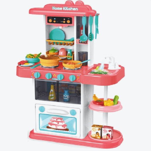 Детская кухня Kitchen / 38 предметов, льется вода