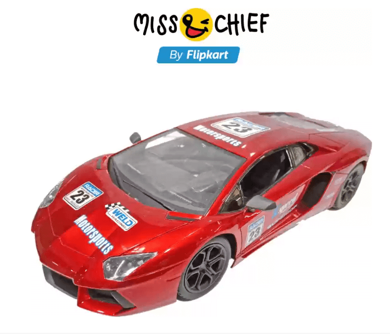 Легковая KAI JUN Super car 2031-2, пластик, красный
