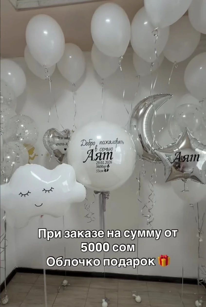 Набор шаров на выписку