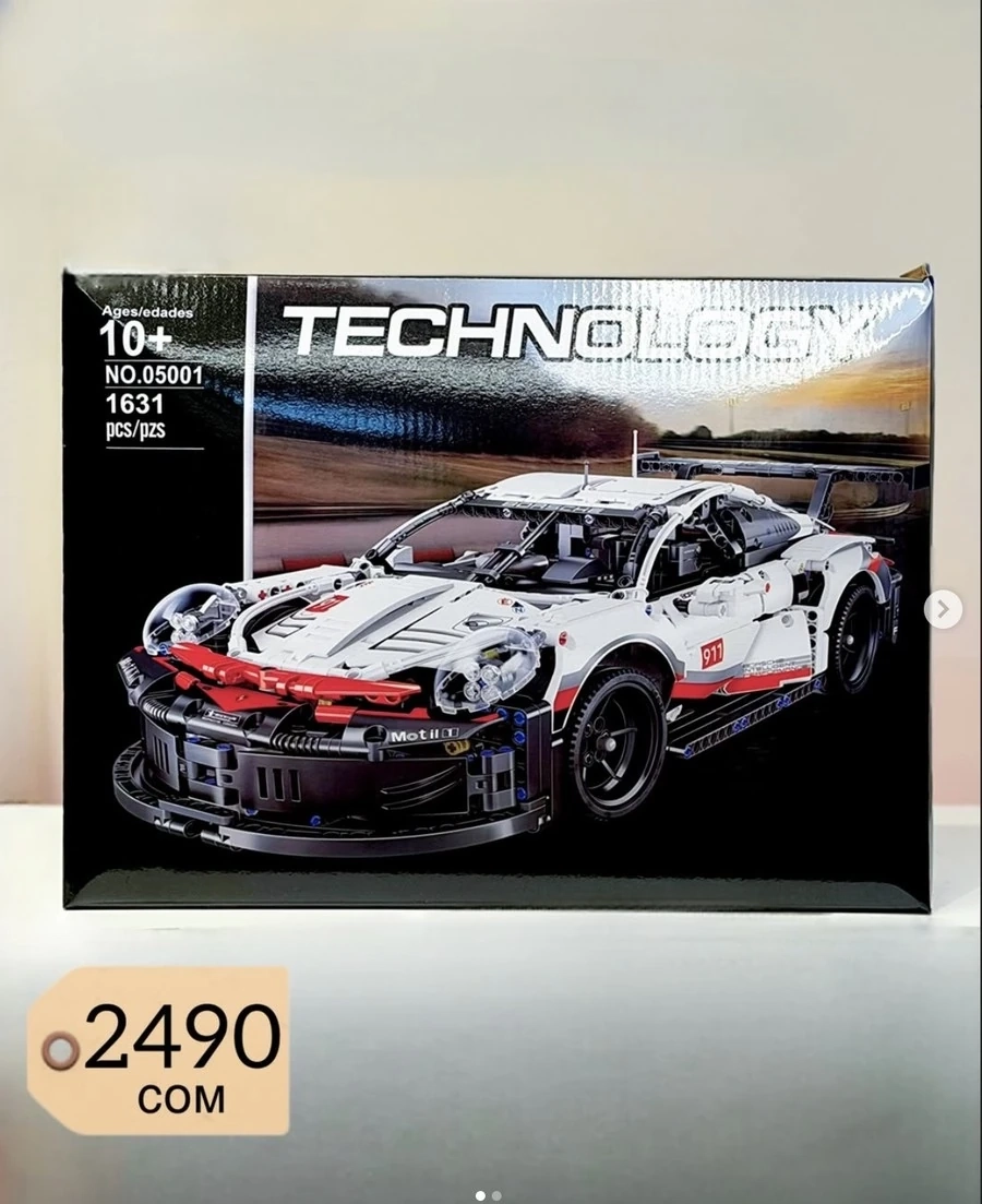 КОНСТРУКТОР «Porsche 911 RSR», 1631 деталь