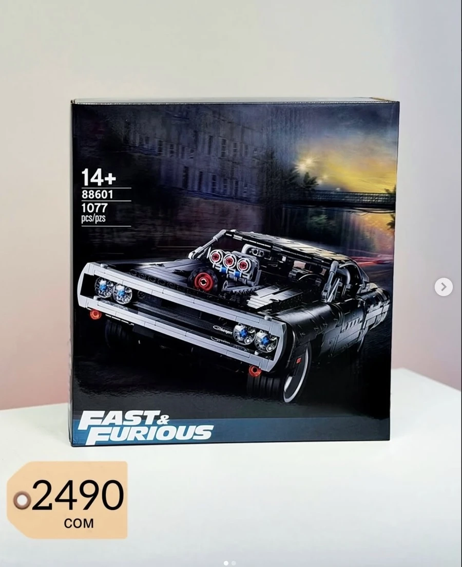КОНСТРУКТОР «Dodge Charger», 1077 деталей