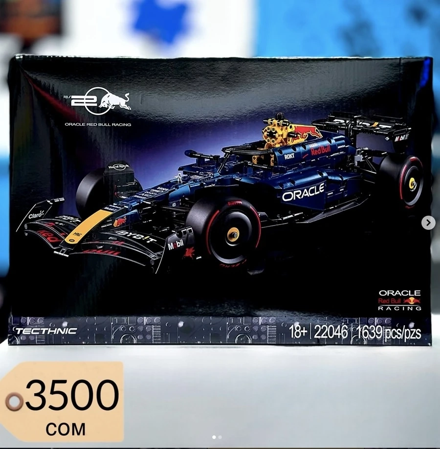 КОНСТРУКТОР «Болид F1, Red Bull🏎️», 1639 деталей
