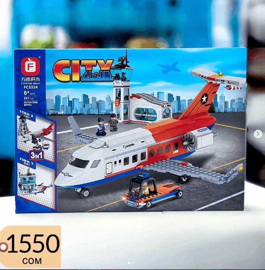 КОНСТРУКТОР «CITY 3в1, Самолет», 697 деталей