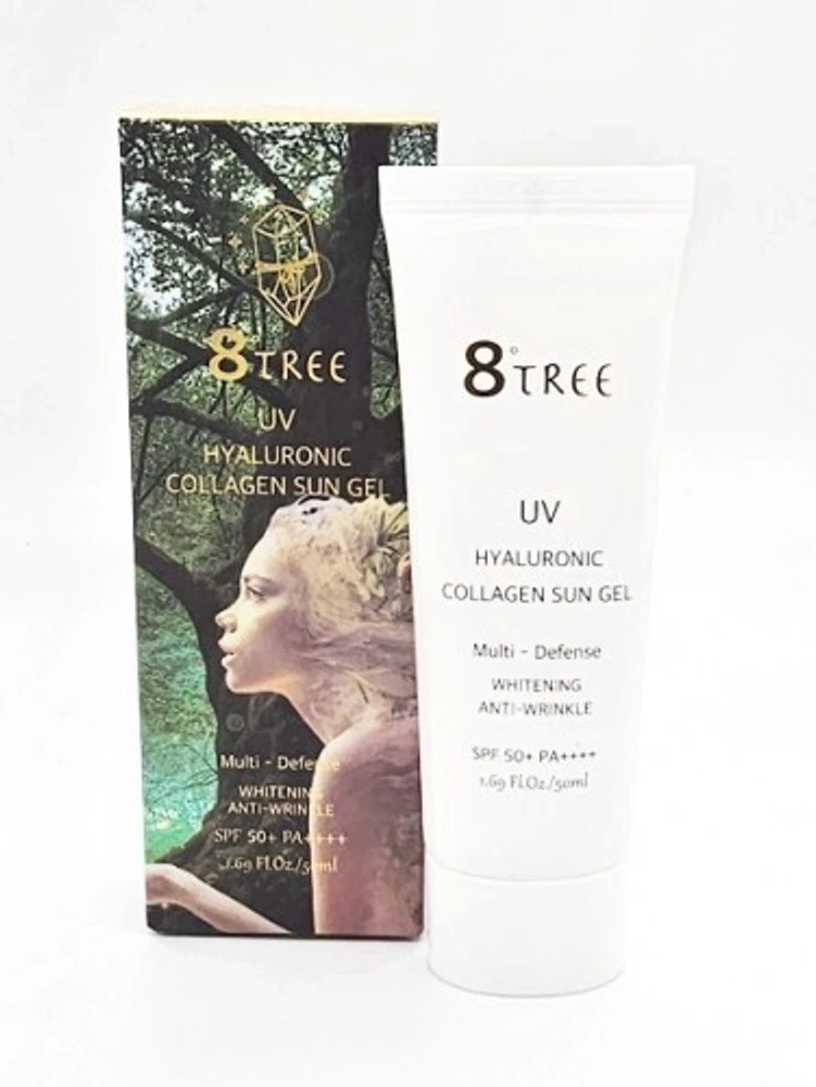 Солнцезащитный гель с гиалуроновой кислотой и коллагеном 8Tree UV Hyaluronic Collagen Sun Gel