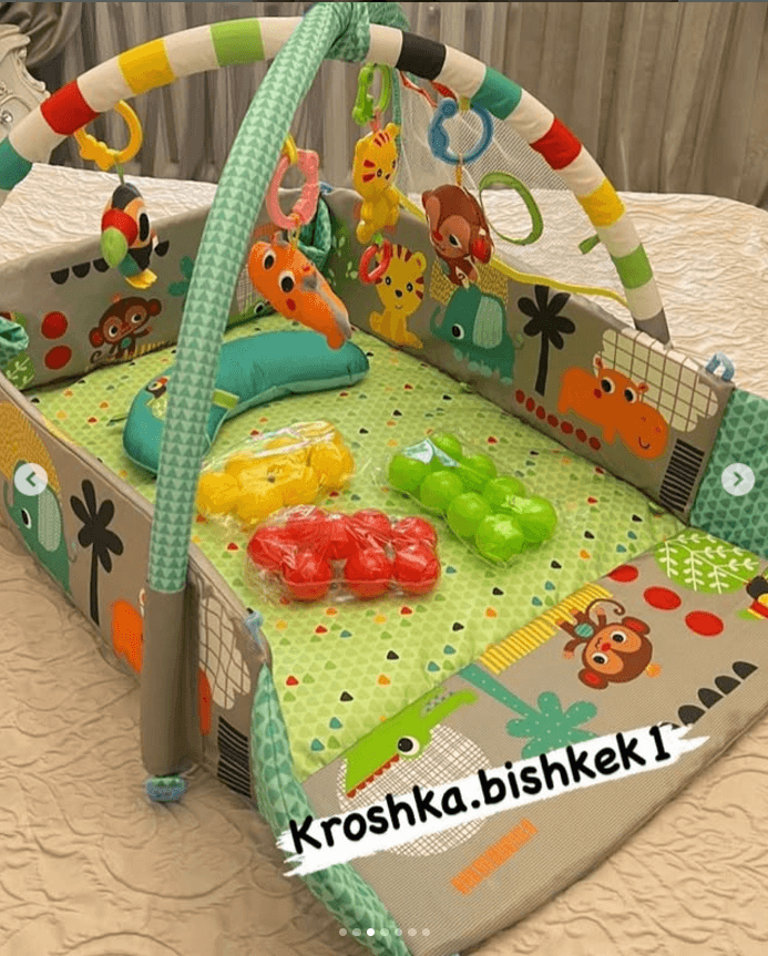 Развивающий коврик 5в1 "Мадагаскар" для малышей