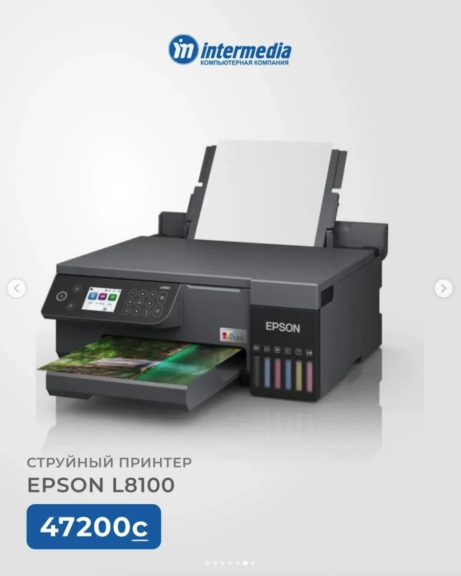 Струйный принтер Epson L8100