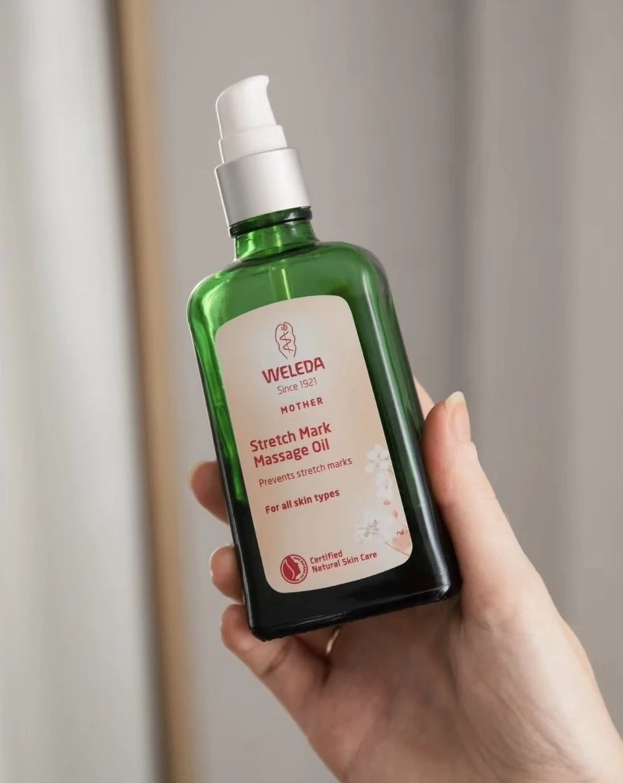 ▪️Weleda 100% натуральное масло разработано совместно с фармацевтами и акушерками.