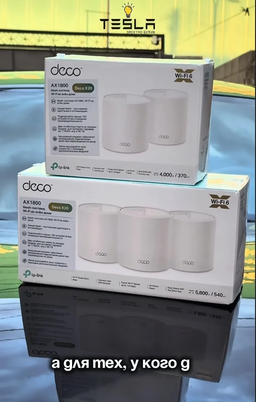 Mesh Wi-Fi система DECO, 3шт