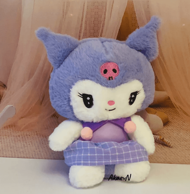 Мягкая игрушка Куроми аниме, плюшевый зайка Kuromi