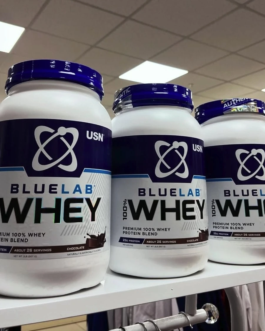 Сывороточный протеин USN Blue Lab 100% Whey Protein - 907 грамм, 26 порций