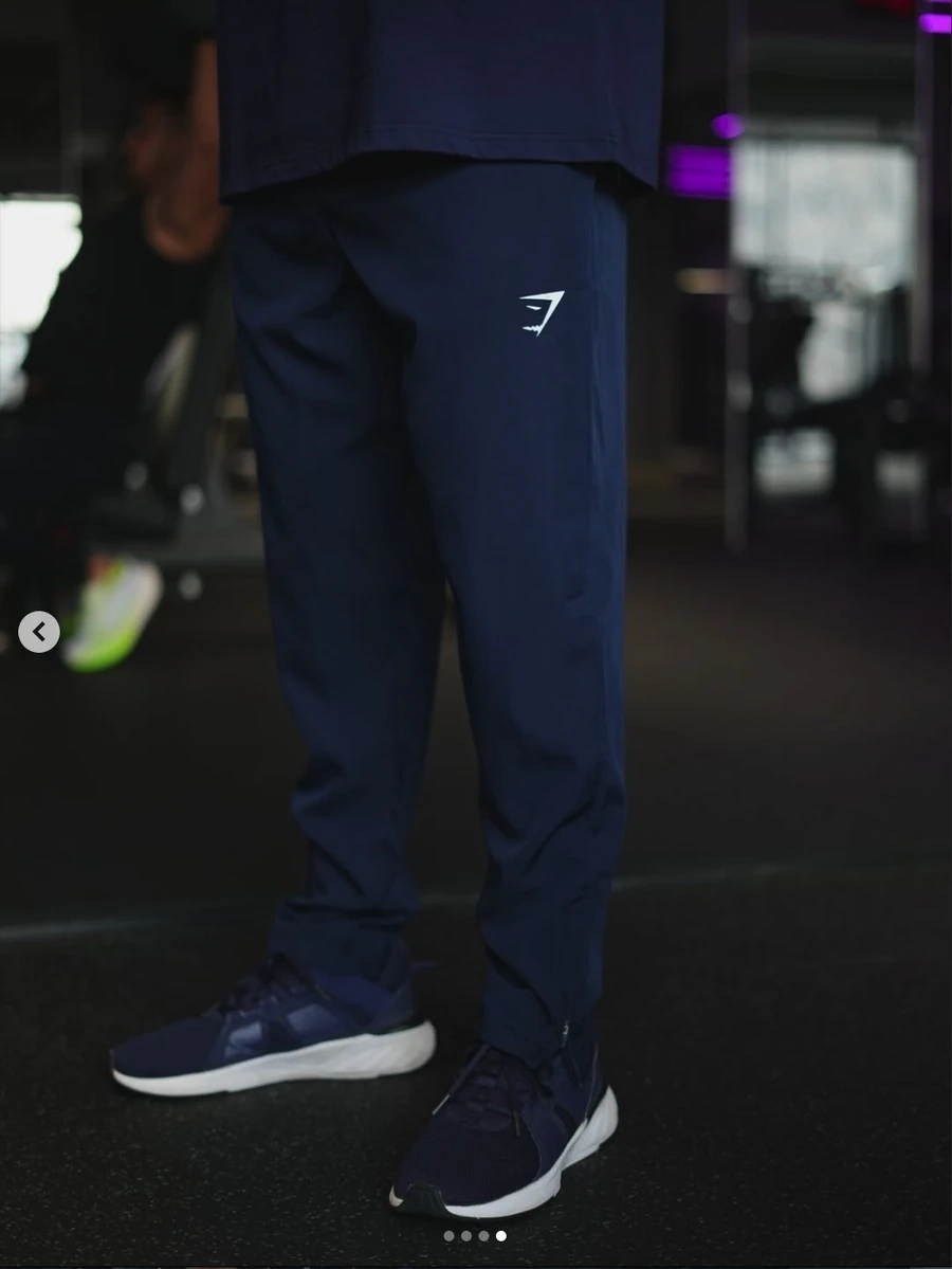 Темно-синие штаны Gymshark