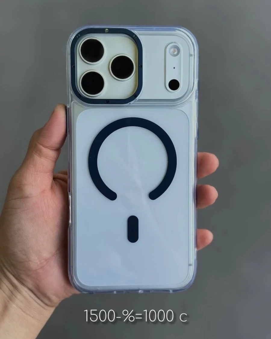 Прозрачный чехол с поддержкой MagSafe для iPhone 17 Pro или 17 Pro Max