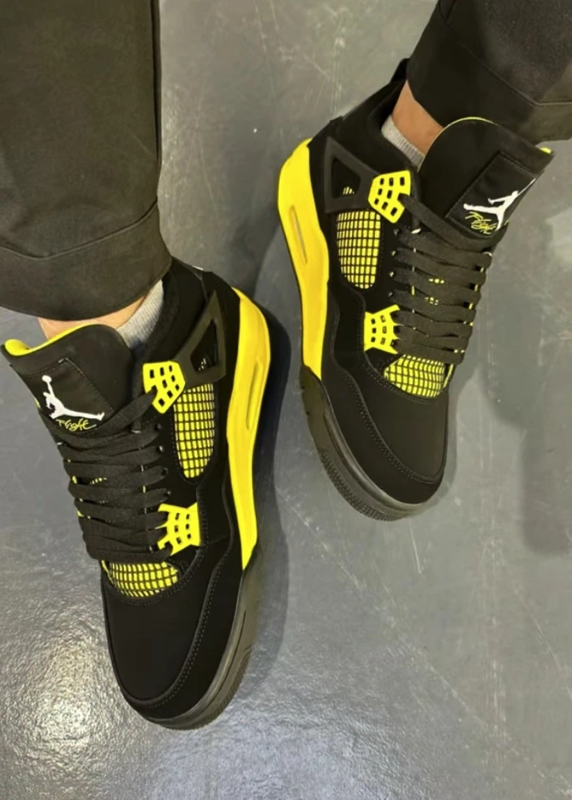 Мужские кроссовки AIR JORDAN 4 RETRO ‘ Thunder ‘