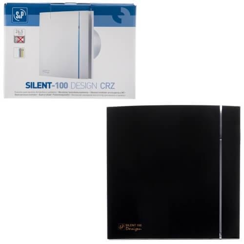 Вентилятор накладной SILENT-100 CZ MATT BLACK DESIGN-4C