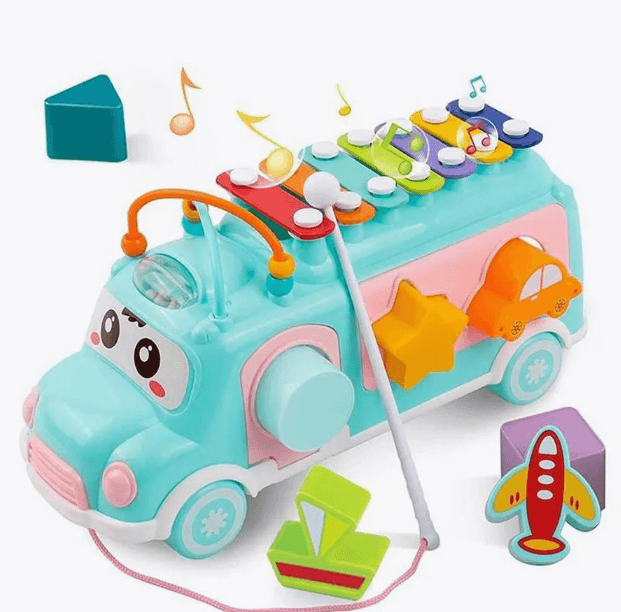 Красочные очаровательный мультфильм малышу шины Xylophone соударений игрушки детский музыкальный игрушка