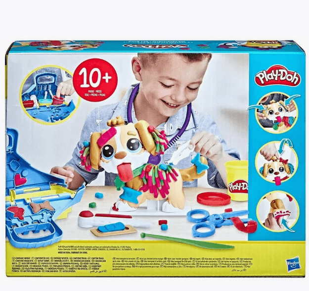 Набор для лепки Play-Doh Ветеринар / Набор для лепки Play Тоу Пони с формочками порадует ребенка ярким дизайном и творческими возможностями