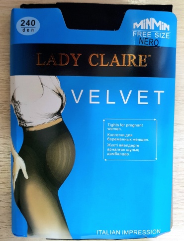 Колготки MinMin velour черный