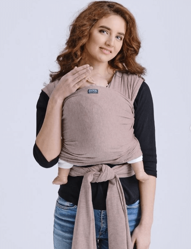Трикотажный слинг с рождения Diva Stretchy, Sabbia