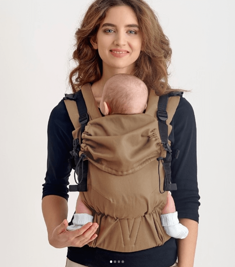 Эрго рюкзак с рождения Diva Milano Canvas One! Camel