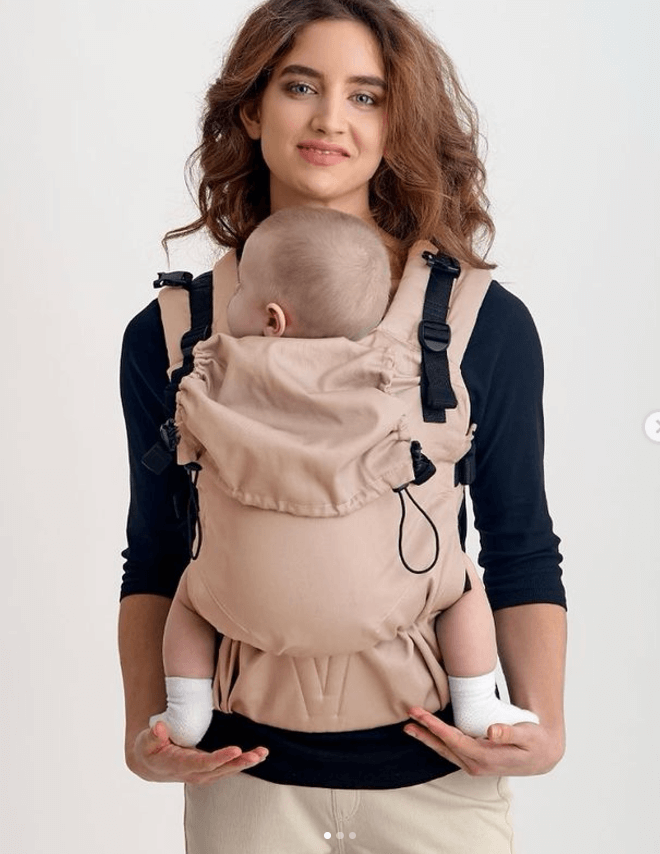 Эрго рюкзак с рождения Diva Milano Canvas One! Beige